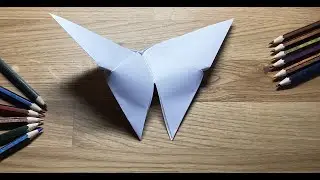 Origami Schmetterling basteln | Basteln und falten