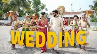 Traditional Kerala Wedding Highlights 2025 | Hindu Wedding | Kathakali, Song | Aparna Vishnu Wedding