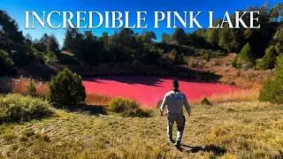 INCREDIBLE PINK LAKE Cañada del Hoyo CUENCA 4K