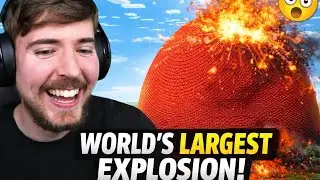 WORLD LARGEST EXPLOSION 〔MRBEAST〕#trending #gamerfleet #technogamerz #minecraft 