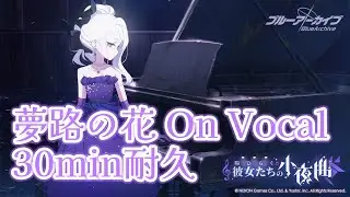 【ブルアカ】夢路の花 on vocal OST179 30min 耐久 陽ひらく彼女たちの小夜曲 ヒナ ピアノ Perfect Loop【BlueArchive】
