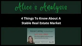 4 Things To Know About A Stable Real Estate Market