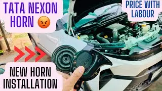 Tata Nexon Horn Upgrade With Price & Labour #tatanexon #nexonhorn