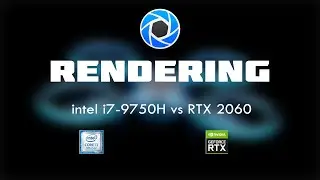 CPU vs GPU Rendering Test i7 9750H and RTX 2060 in Keyshot 9.1 !
