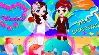 Didi Games:Romantic Dolphin Bay Wedding Dress Up Games For Little Girl