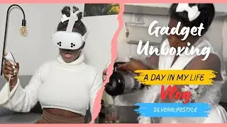 A Day In My Life Vlog ✨️ + Selfcare Routine 🫧  + Gadget Tech Unboxing