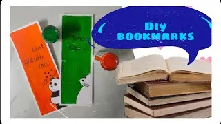 BOOKMARKS DIY!!! / PINTEREST INSPIRED #diy #handmadebookmark #artvideo