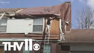 Little Rock community rallying together for tornado clean up