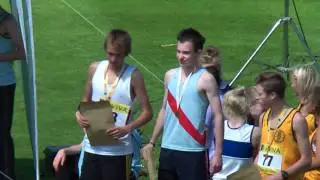 English Schools 3000m Ceremony Senior Men