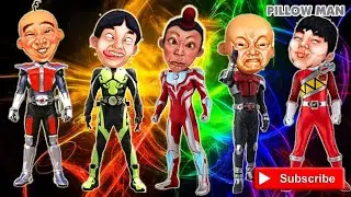 Tebak Gambar Menemukan Kepala Upin Ipin dan Friends 784 - Pillow Man