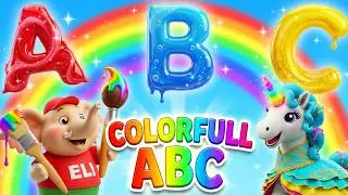 ABC Colors for Kids | A to Z Rainbow Alphabet Adventure | ABC Spotlight Learning