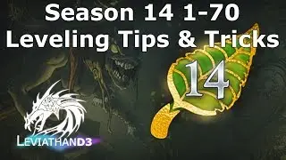 [Diablo 3] Season 14 1-70 Leveling Tips Guide