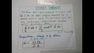 STOKE'S THEOREM - Mathematics-2