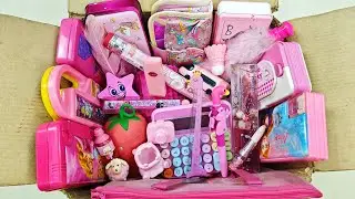 Ultimate Biggest Pink Stationery Collection - pencil box, pink toy, school stationery, pencil, pen