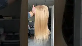 Women hair topper mono lace ombr&eacute; short roots balayage blonde #topper #hairtopper #hairloss#hair