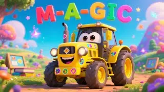 Boom Boom Tractor Fun 🚜🎶 Fun Kids Song | Learn Vehicles and Sounds Nursery Rhyme