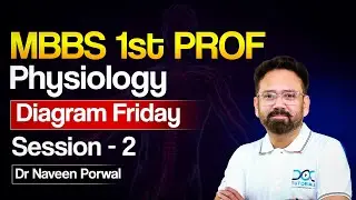 MBBS 1st Prof Physiology Diagrams Explained | Diagram Friday &ndash; Session 2 | Dr Naveen Porwal