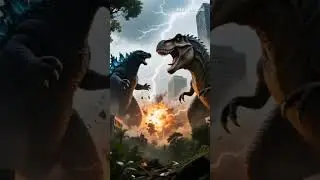 &ldquo;When Mega Godzilla Meets Mega Dinosaur 😱Who Wins?#shorts#shortvideo#warzone#explore#trandingshorts