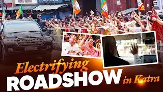 PM Modi holds a vibrant roadshow in Katra, J&K