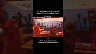 Volcano erupts mid-set
