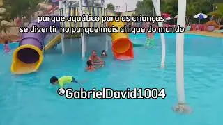 #Thermashotword parque aqu&aacute;tico para se divertir no parque para as crian&ccedil;as nadarem dentro dela 🌴☂️🩳