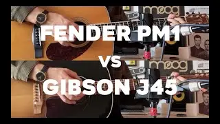 Fender PM1 Deluxe vs Gibson J45