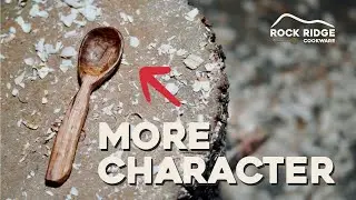 How to carve a spoon and the baking process