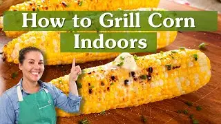 Как приготовить кукурузу в початках на гриле на плите 🌽