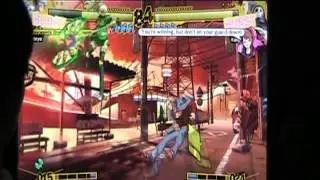 Gamecenter P4A 24H Event 6AM Tournament - Calvin (Labrys) vs blk mage (Kanji)