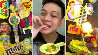 Review of Strangely Shaped Yellow Candies | FULL | Huy Rong Plays Candy