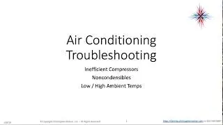 AC Troubleshooting - Condenser related problems