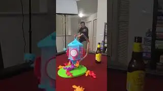 EPIC shots in Flying Squirrel Feeder Frenzy!!  #boardgames #games #trickshots