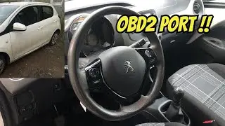 Peugeot 108 2014-2022 OBD2 Location Guide - How to Find Your OBD Port