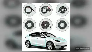for Tesla Model Y Model 3 Highland Door Rubber Seal Soundproof Weather Stripping Trim Wind Noise