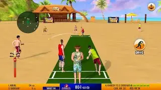 Friends Beach cricket Android Gameplay || game guruji
