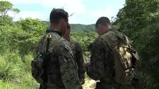 12th MLR Marines Traverse Though the Jungle During a Land Navigation Course at JWTC