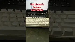 How to pair bluetooth keyboard royal kludge rk61 #royalkludge
