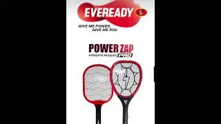 The Eveready Power Zap Rechargeable Mosquito Racket includes a sixmonth warranty! ⚡️🦟#MosquitoRacket