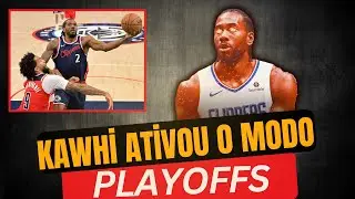 Kawhi Leonard ATIVA o MODO PLAYOFFS e Los Angeles CLIPPERS VENCEM mais UMA