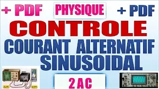 exercices corrigés le courant électrique alternatif sinusoïdal 2ac