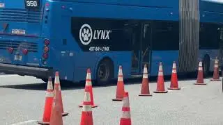 Lynx Orlando: ??? Bound Route 350 Bus #267 departing Destination Parkway Bus Terminal 