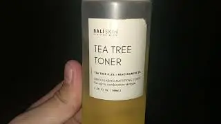 Tea tree toner #video #toner #skin#greentea#pimple #water