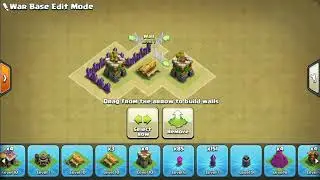Clash Of Clans| TH6 War Base 2018