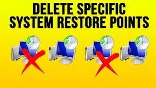 How to Delete Specific Individual Windows System Restore Points
