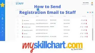 How to send Registration Email to your Staff
