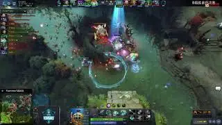 DOTA2 ESL One Genting Newbeei vs Liquid G03：teamfight moments 02