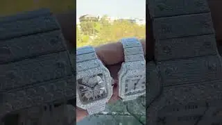 Moissanite Diamond Watches For Men | Watch for Men | Men's Watch |  #watch #hiphop #watchaddict