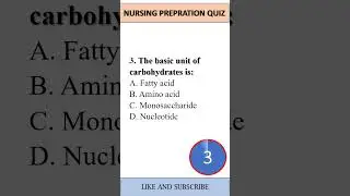 Carbohydrates mcq shorts #carbohydrate #bscnursingmcq #shorts