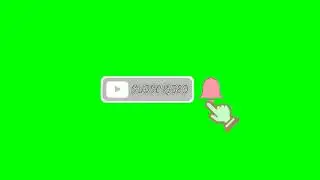 Pink subscribe button green screen free download 2021