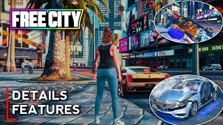 Garena FREE CITY Gameplay | Attention to Details & Features | UltraGraphics Android IOS 